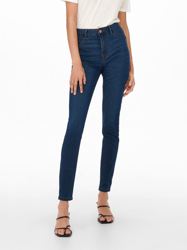 ONLY Jeans Skinny Fit Taille haute - 15266427