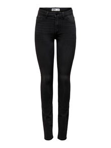 ONLY JDYTulga hög Skinny fit-jeans -Dark Grey Denim - 15266428