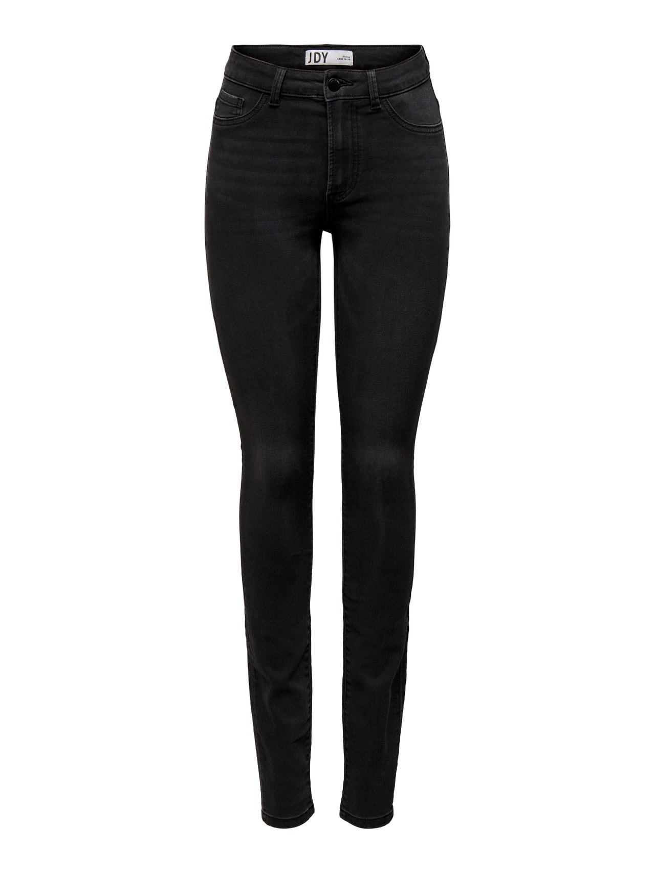 ONLY JDYTulga høy Skinny fit jeans -Dark Grey Denim - 15266428