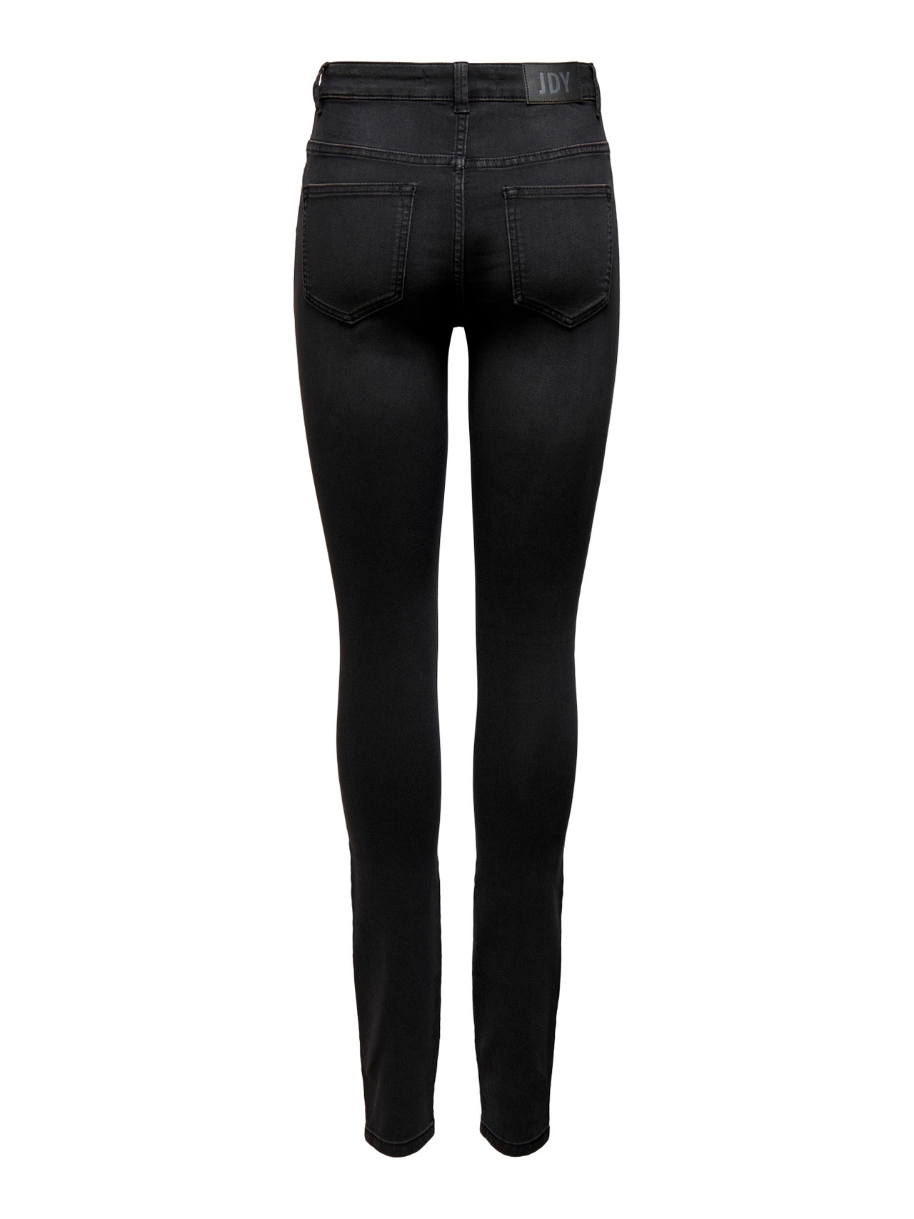 ONLY Skinny Fit Hohe Taille Jeans -Dark Grey Denim - 15266428