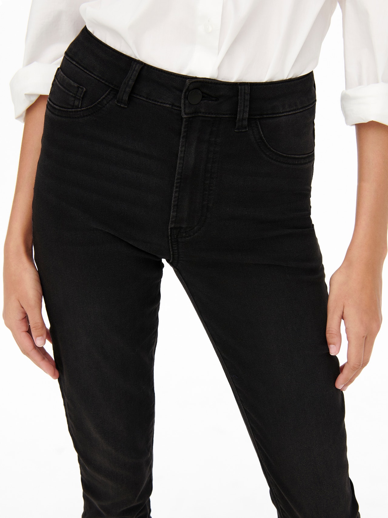 ONLY JDYTulga High Skinny fit jeans -Dark Grey Denim - 15266428