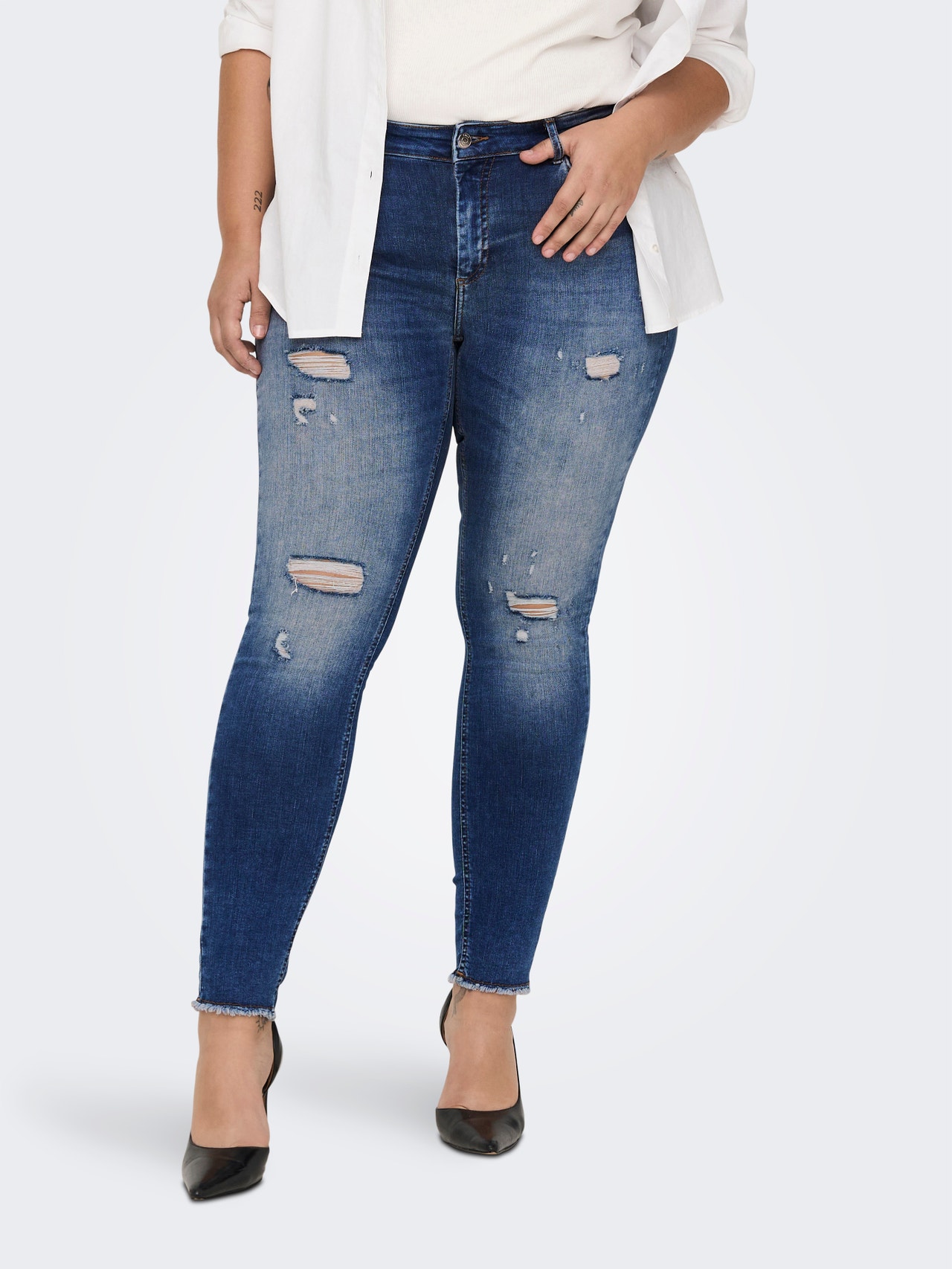 Buy Valentina High Rise Skinny Crop Pull-On Jeans Plus Size for