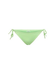 ONLY Niedrige Taille Schmale Träger Bademode -Paradise Green - 15266460