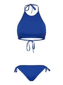 ONLY Halterneck Bikini sæt -Mazarine Blue - 15266465