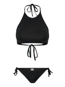 ONLY Halterneck Bikini -Black - 15266465