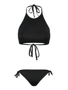 ONLY De escote halter Bikini -Black - 15266465