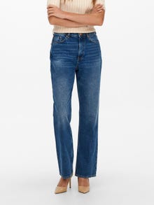 ONLY Modelo JDYDICHTE HW WIDE DB Jeans Loose fit -Dark Blue Denim - 15266479