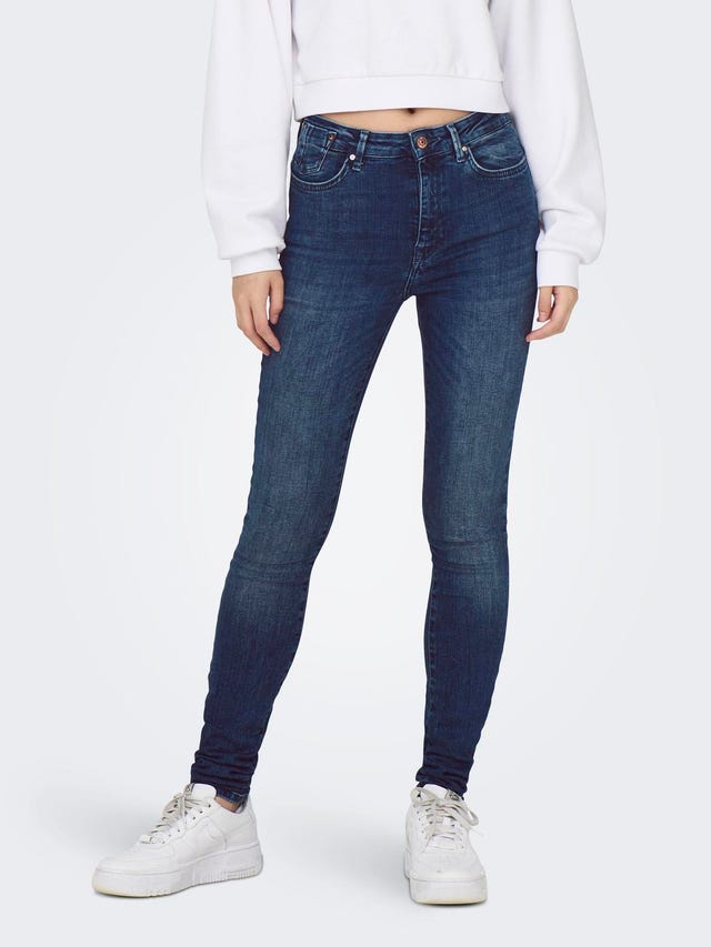 ONLY ONLFOREVER HIGH High Waist Skinny Jeans - 15266524