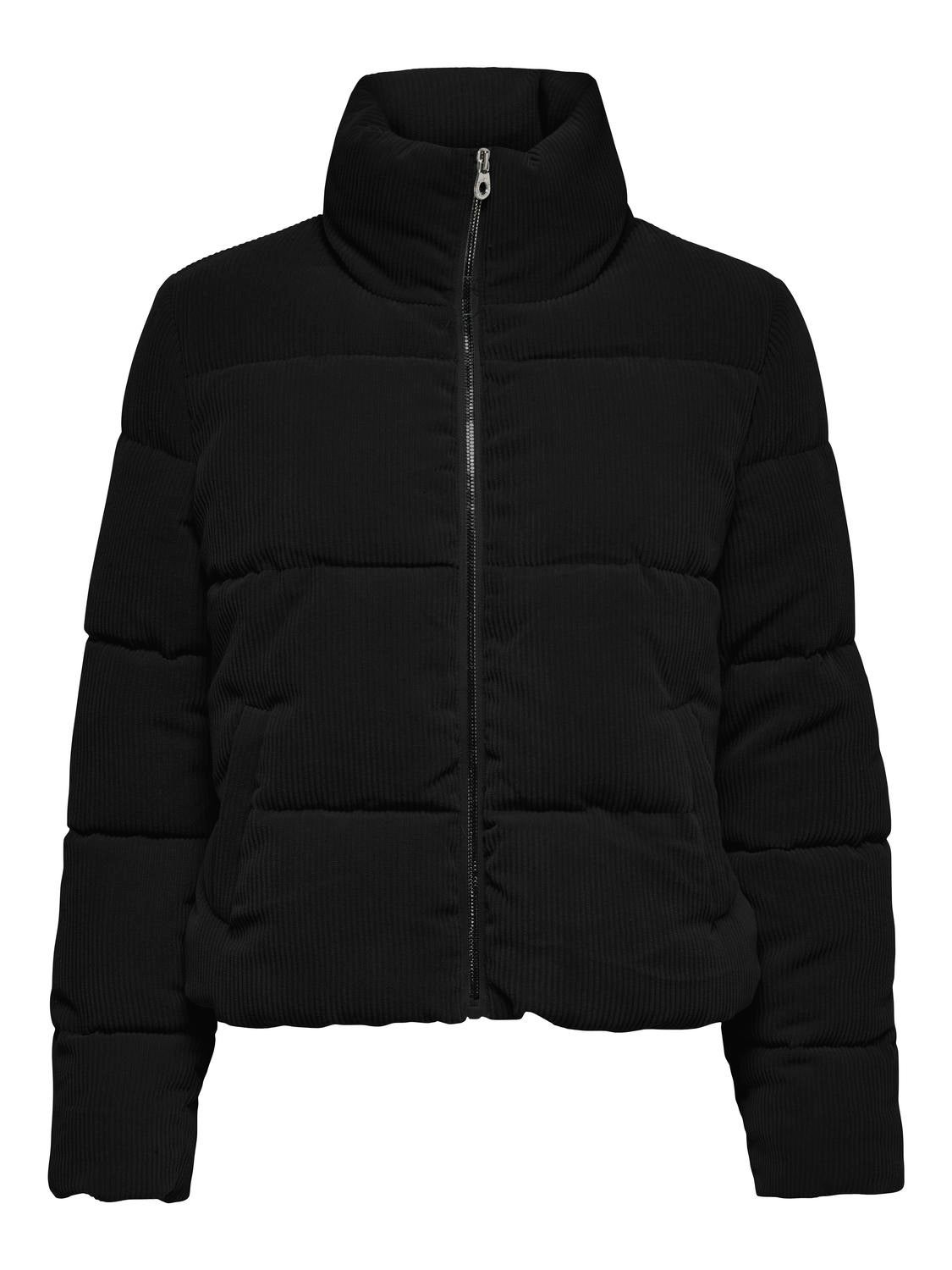 Corduroy Puffer Jacket | Black | ONLY®