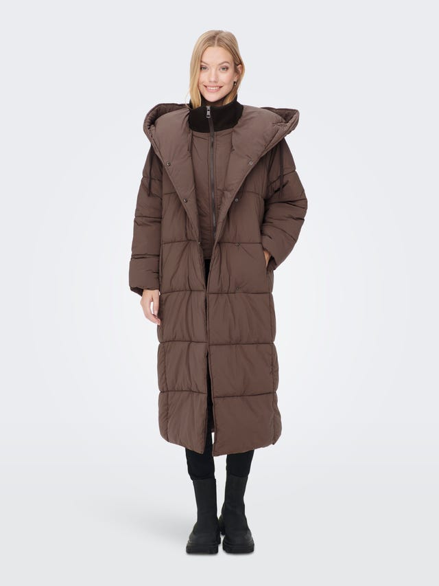 ONLY Drapy oversized hood Coat - 15266859