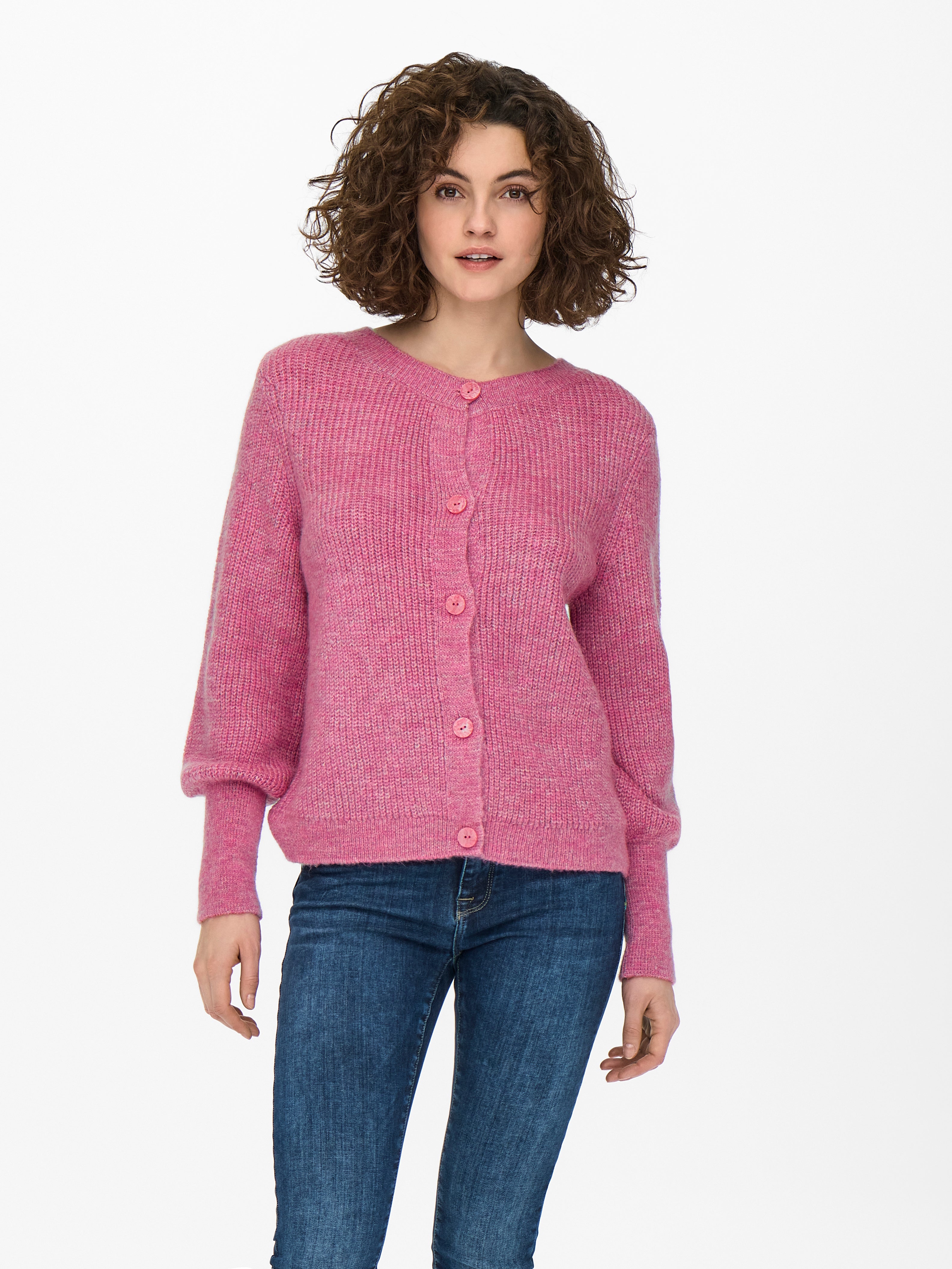 O-neck Knitted Cardigan with 20 