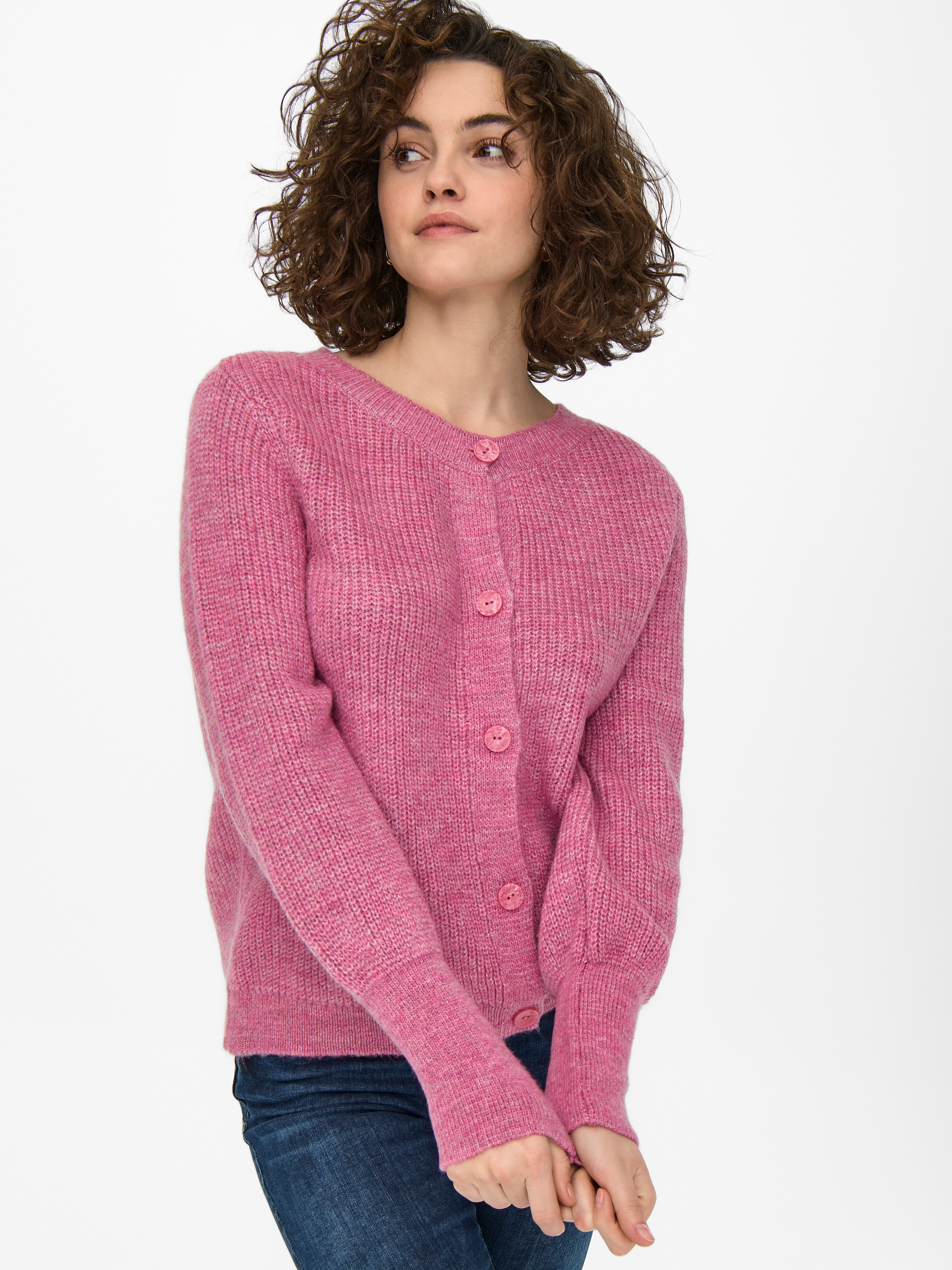 O-neck Knitted Cardigan with 20 