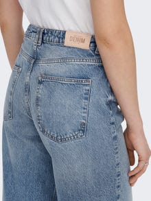 ONLY Wide Leg Fit Jeans -Medium Blue Denim - 15267017