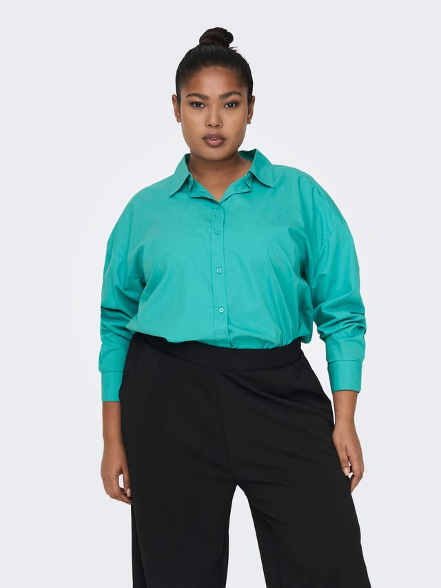 ONLY Oversized fit Button down-kraag Overhemd - 15267159