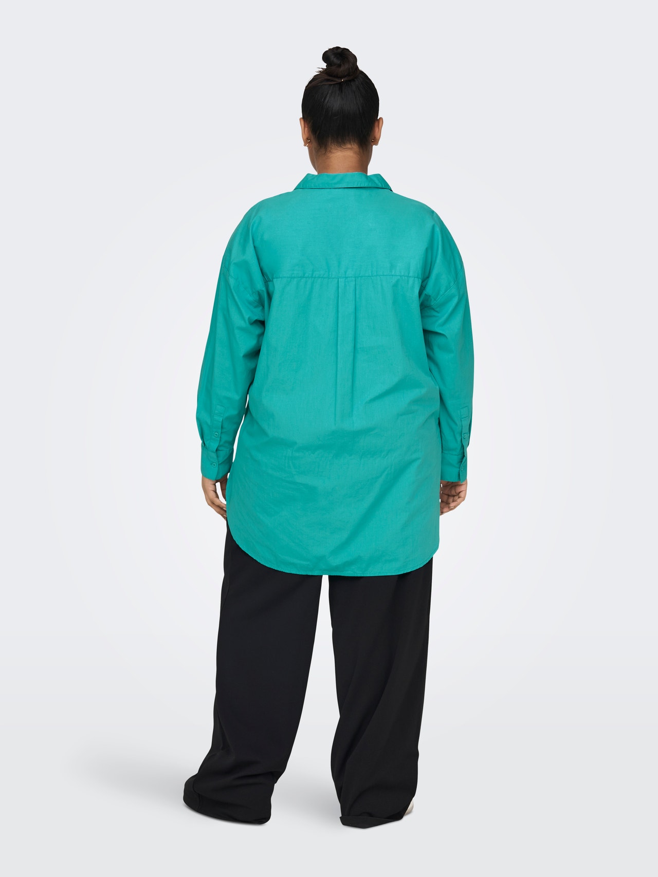 ONLY Curvy Oversized Shirt -Baltic - 15267159