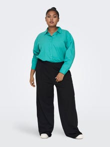ONLY Curvy oversize skjorte -Baltic - 15267159