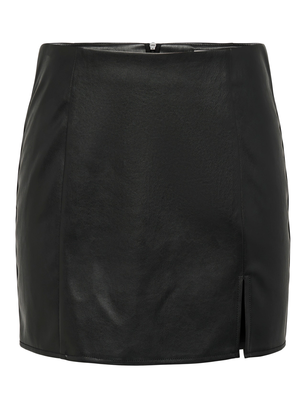 ONLY Mini skirt with slit -Black - 15267185