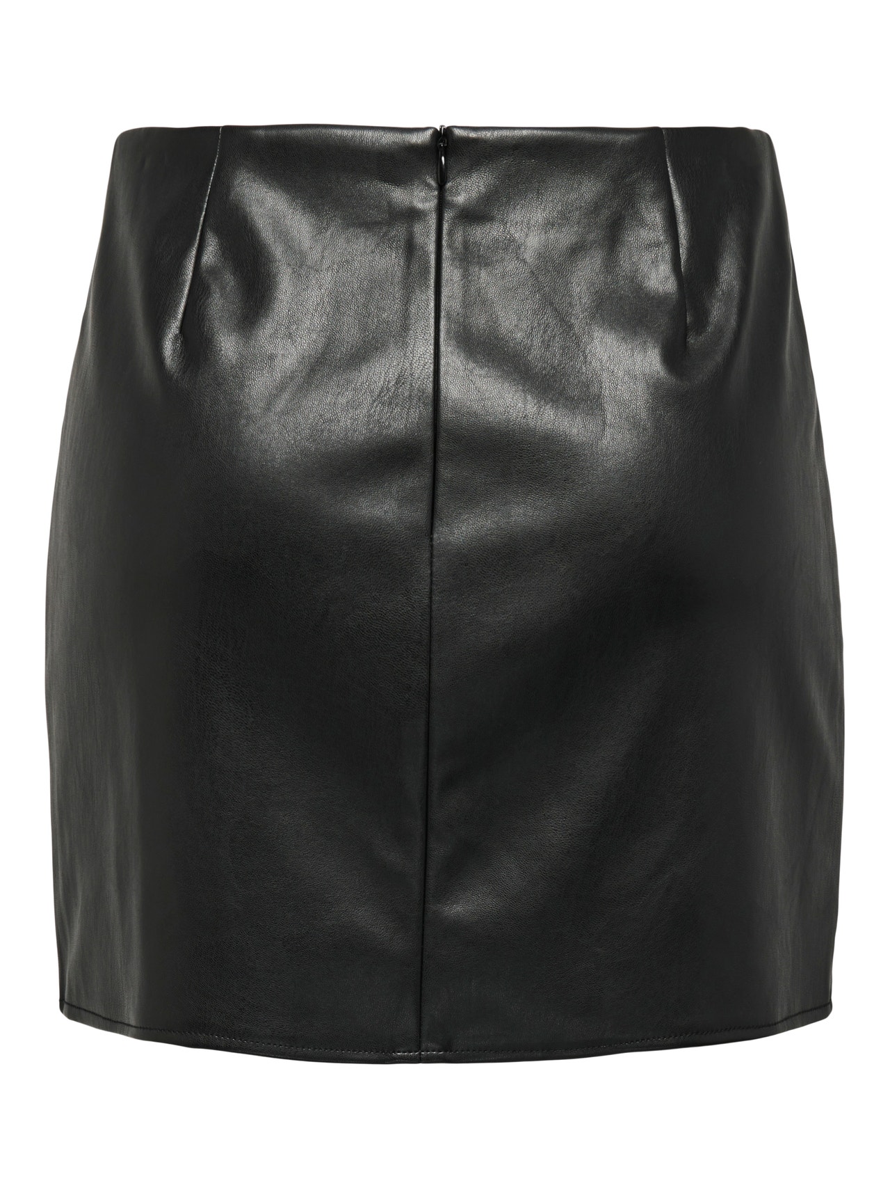 ONLY Mini nederdel med slids -Black - 15267185