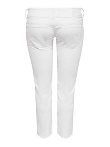 ONLY NEOGina tiro súper bajo Jeans straight fit -White - 15267236
