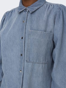 ONLY Chemises Standard Fit Col chemise -Light Blue Denim - 15267501