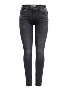 ONLY JDYBlume mid Skinny jeans -Black Denim - 15267521