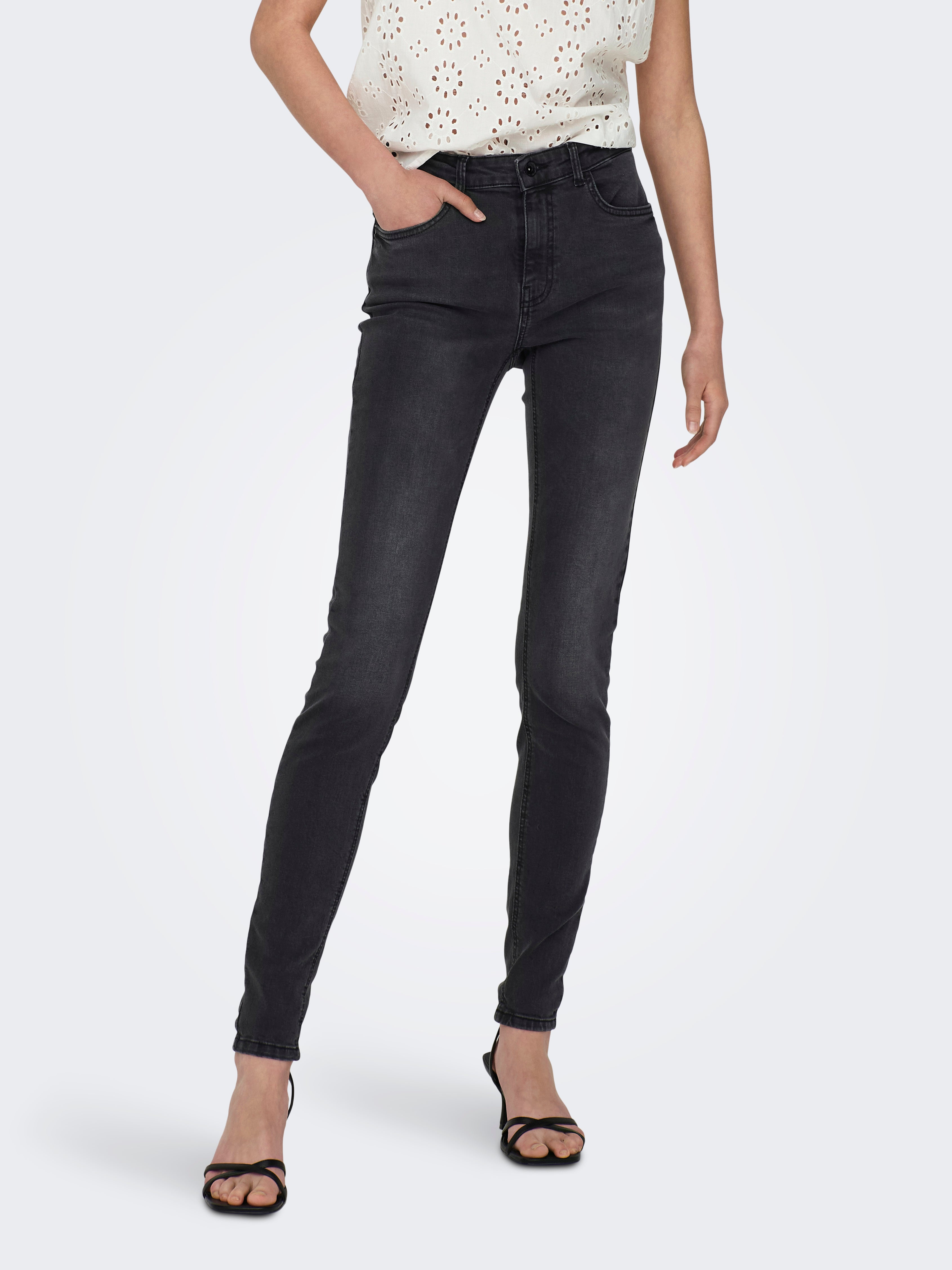 Jdyblume Mittlere Taille Skinny Fit Jeans