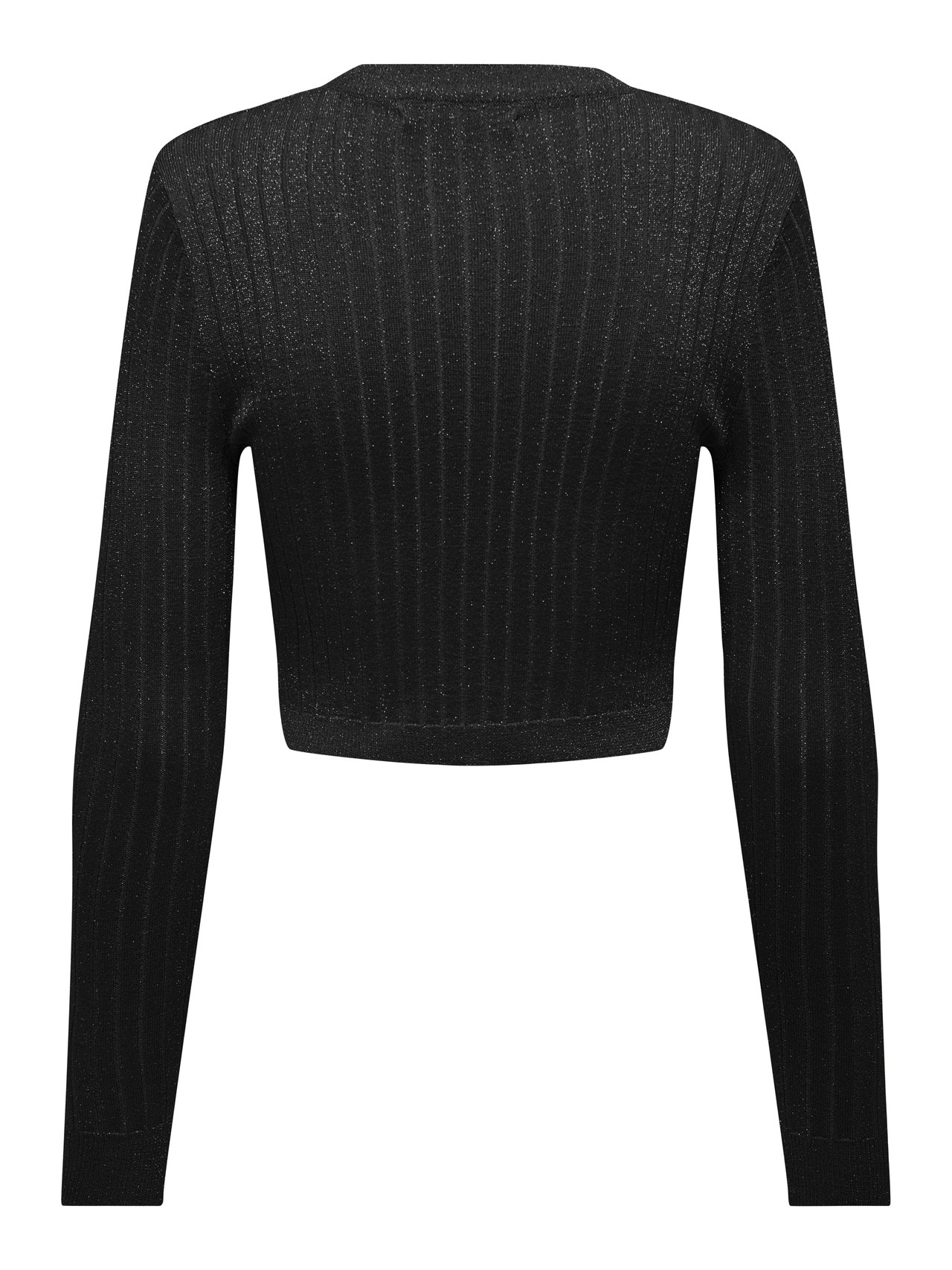 ONLY Cropped Knitted Pullover -Black - 15267578