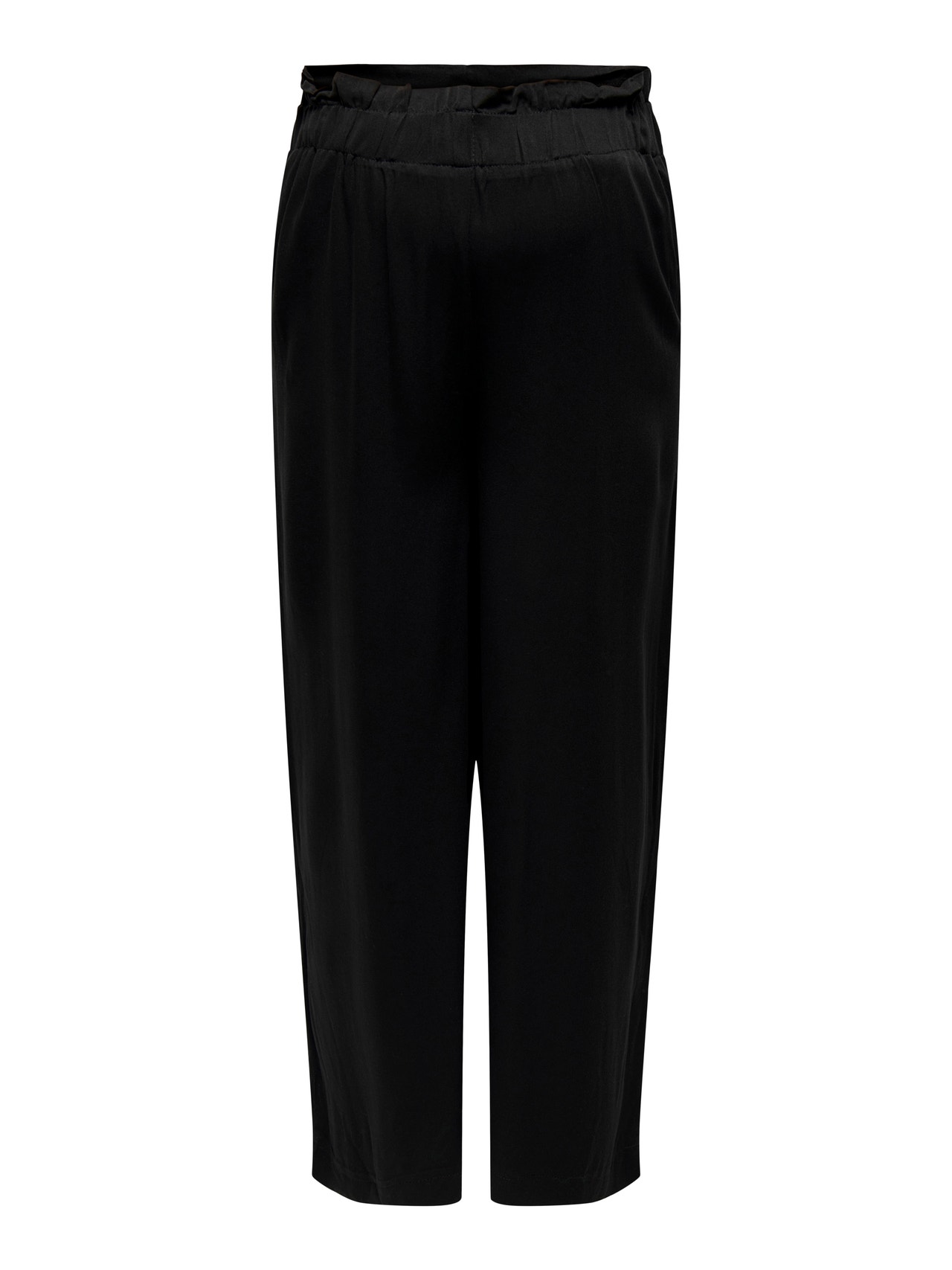 ONLY Pantalons Loose Fit Taille haute Grossesse -Black - 15267622