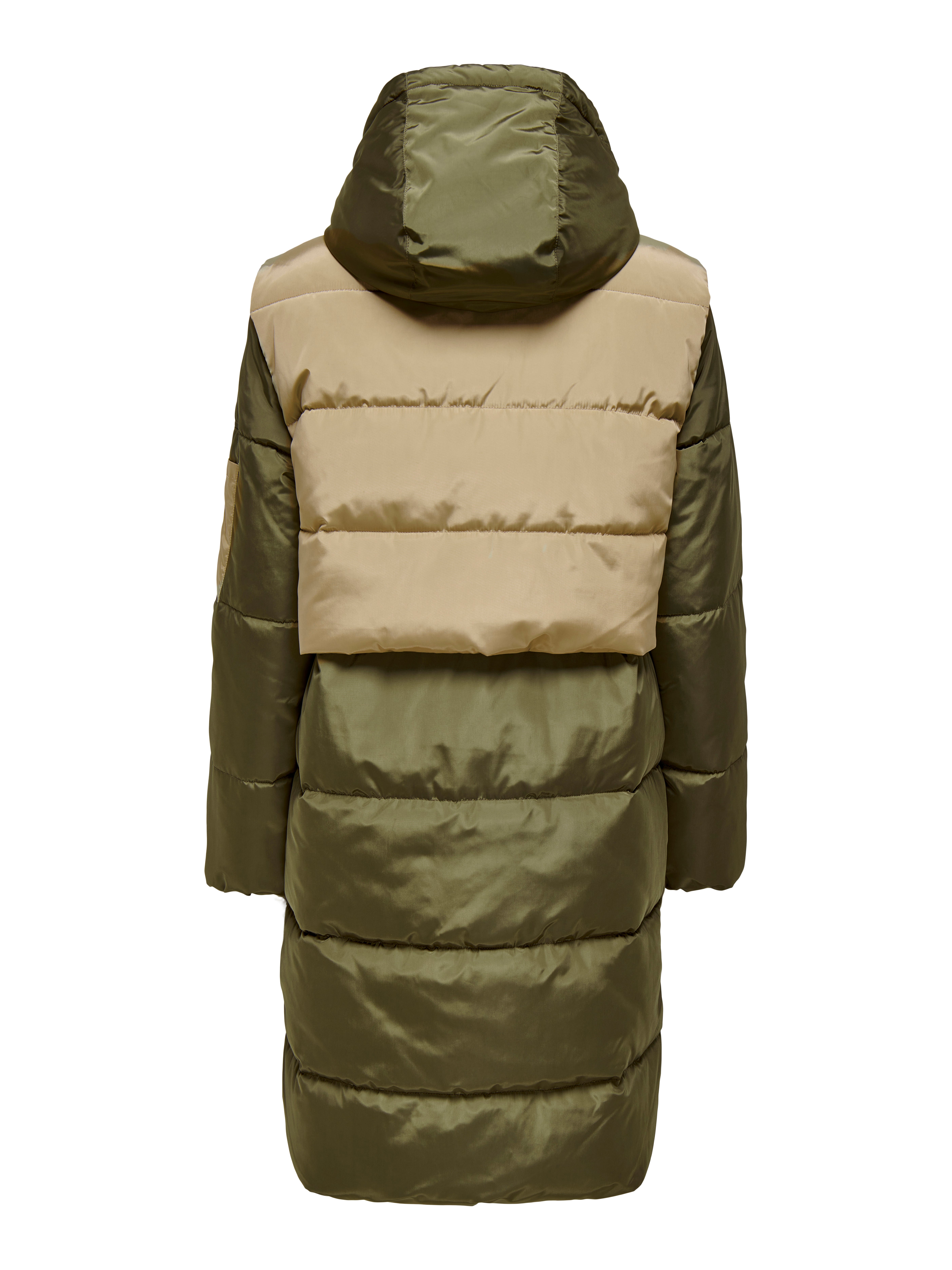 Long Puffer Jacket | Light Grey | ONLY®