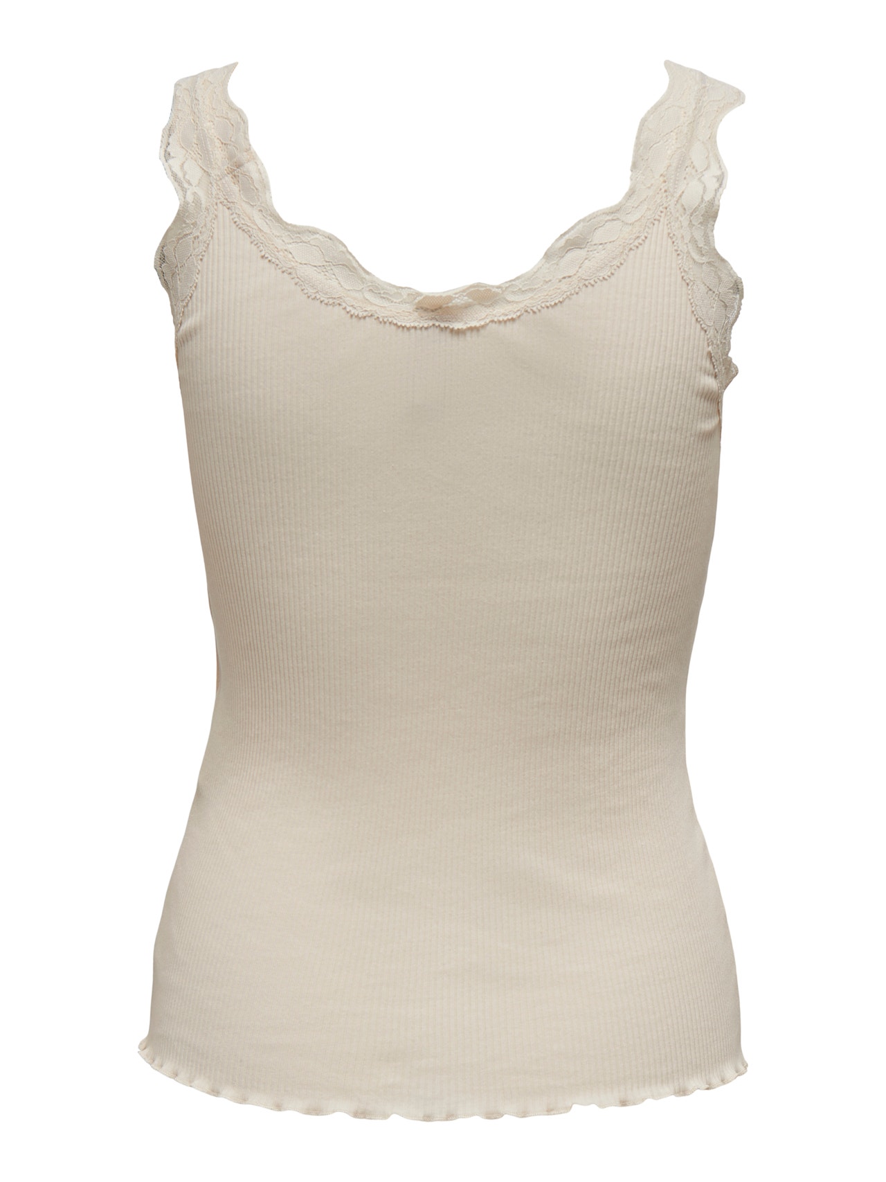 ONLY Lace Sleeveless Top -Pumice Stone - 15267701