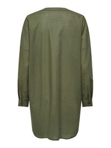ONLY Oversize ensfarvet skjorte -Kalamata - 15267738