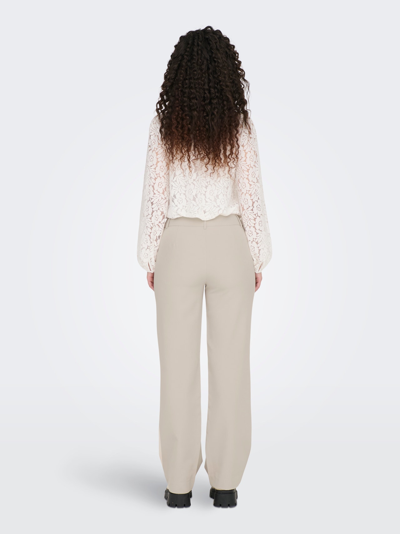 ONLY Basic classic trousers -Pumice Stone - 15267759
