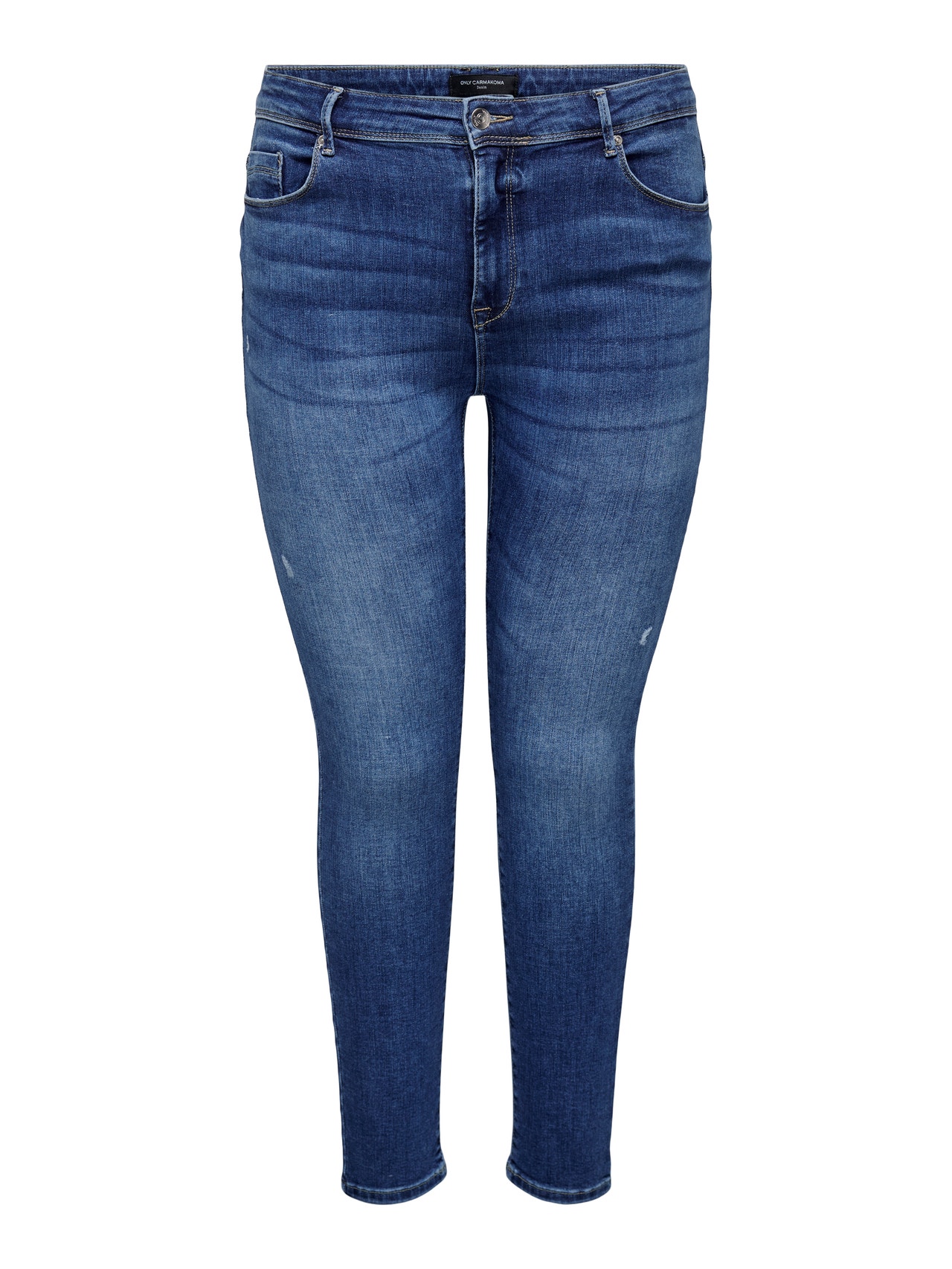 ONLY Curvy CARMaya Skinny jeans -Medium Blue Denim - 15267787
