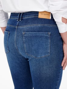 ONLY Curvy CARMaya Skinny fit-jeans -Medium Blue Denim - 15267787