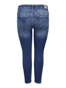 ONLY CARLasmin reg ank Skinny jeans -Dark Blue Denim - 15267788