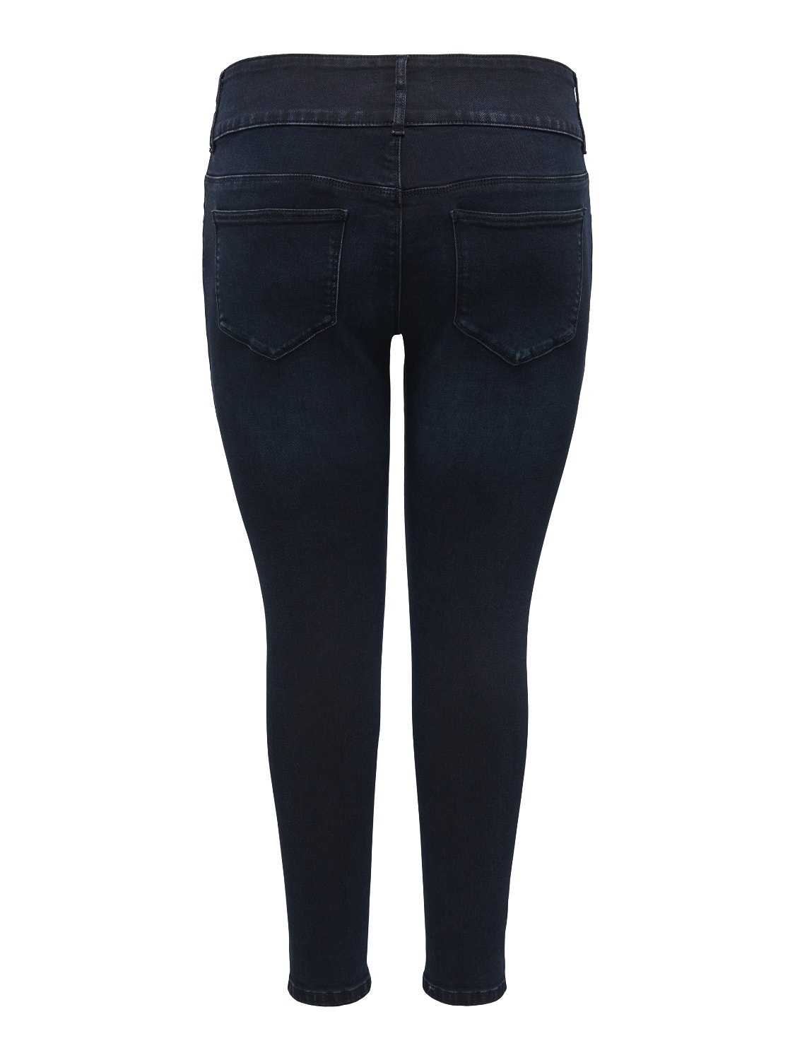 ONLY Skinny Fit Hohe Taille Curve Jeans -Blue Black Denim - 15267834