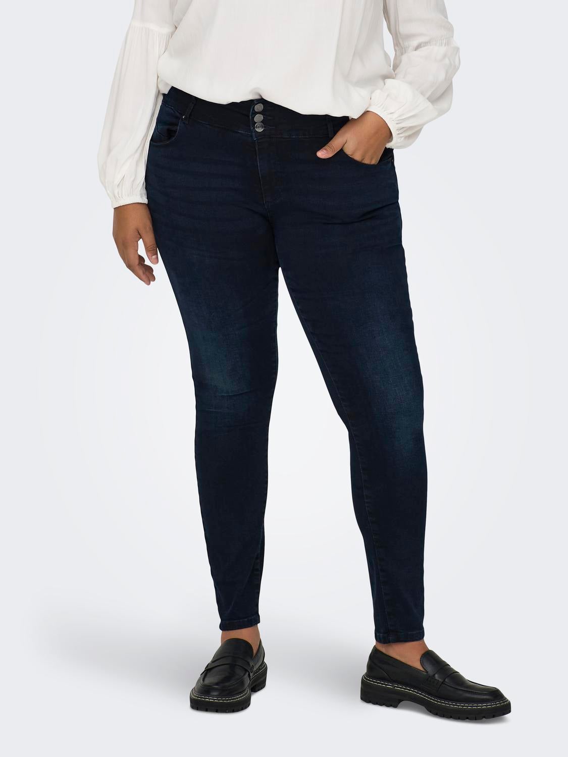 Carannabel Hohe Taille Skinny Fit Jeans