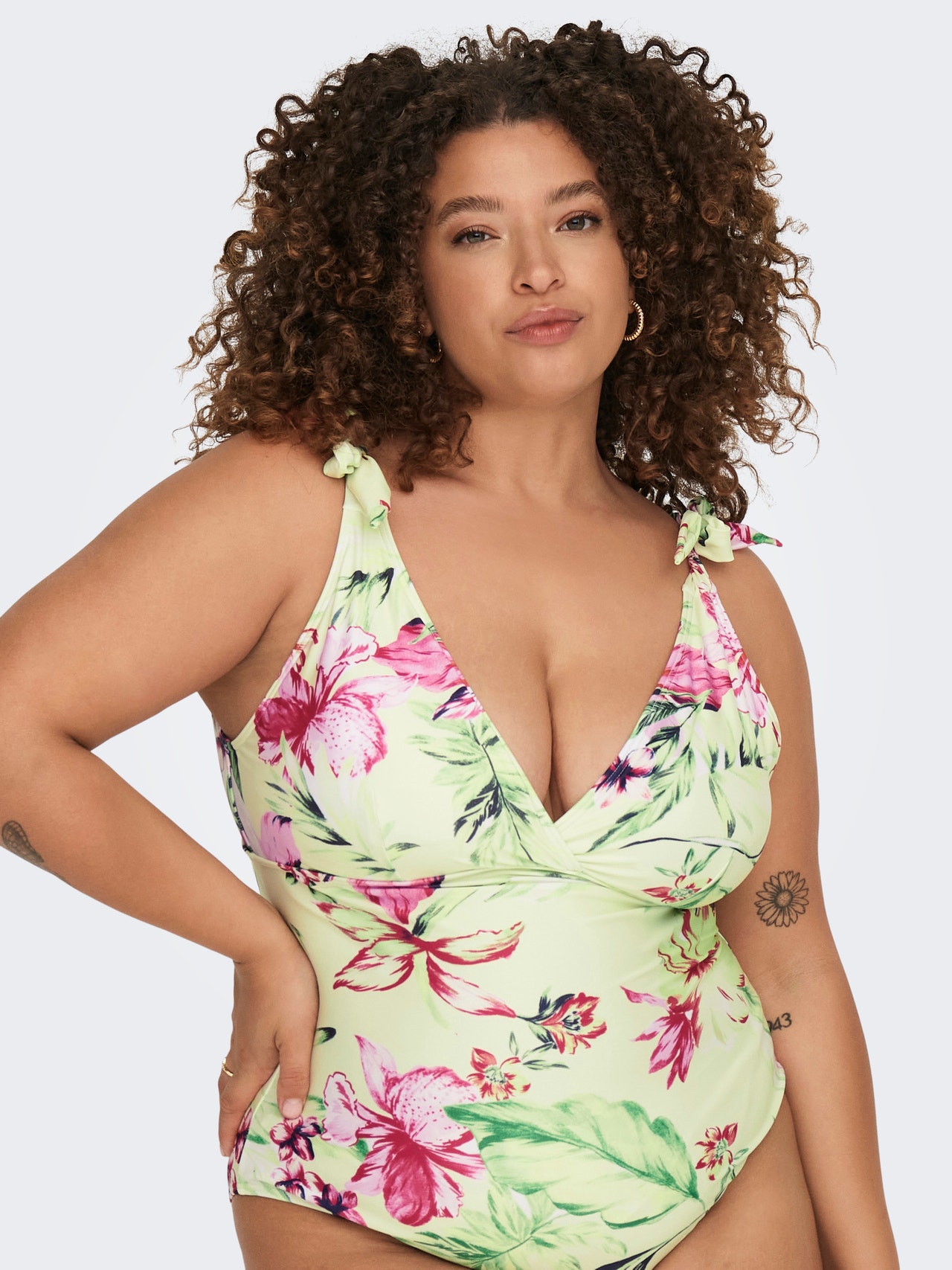 ONLY Racerback provides postural support Swimwear -Pastel Green - 15267921