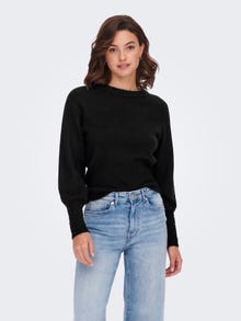 ONLY Round Neck Pullover -Black - 15267952