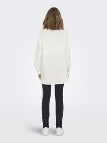 ONLY Oversized skjorte -Cloud Dancer - 15267998