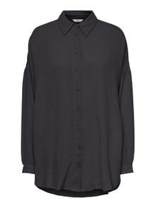 ONLY Regular Fit Shirt collar Buttoned cuffs Dropped shoulders Shirt -Phantom - 15267998