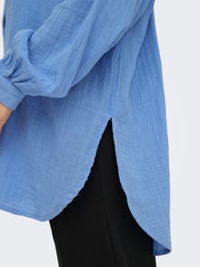 ONLY Regulāra piemērotība Krekla apkakle Pogas aproces Nokrituši pleci Krekls -Provence - 15267998