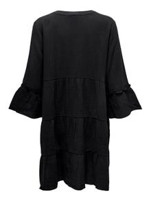 ONLY Normal geschnitten Splitneck Kurzes Kleid -Phantom - 15267999