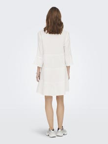 ONLY Mini Dress With Bell Sleeves -Cloud Dancer - 15267999