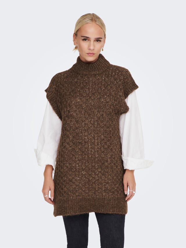 ONLY Chunky knit Waistcoat - 15268016