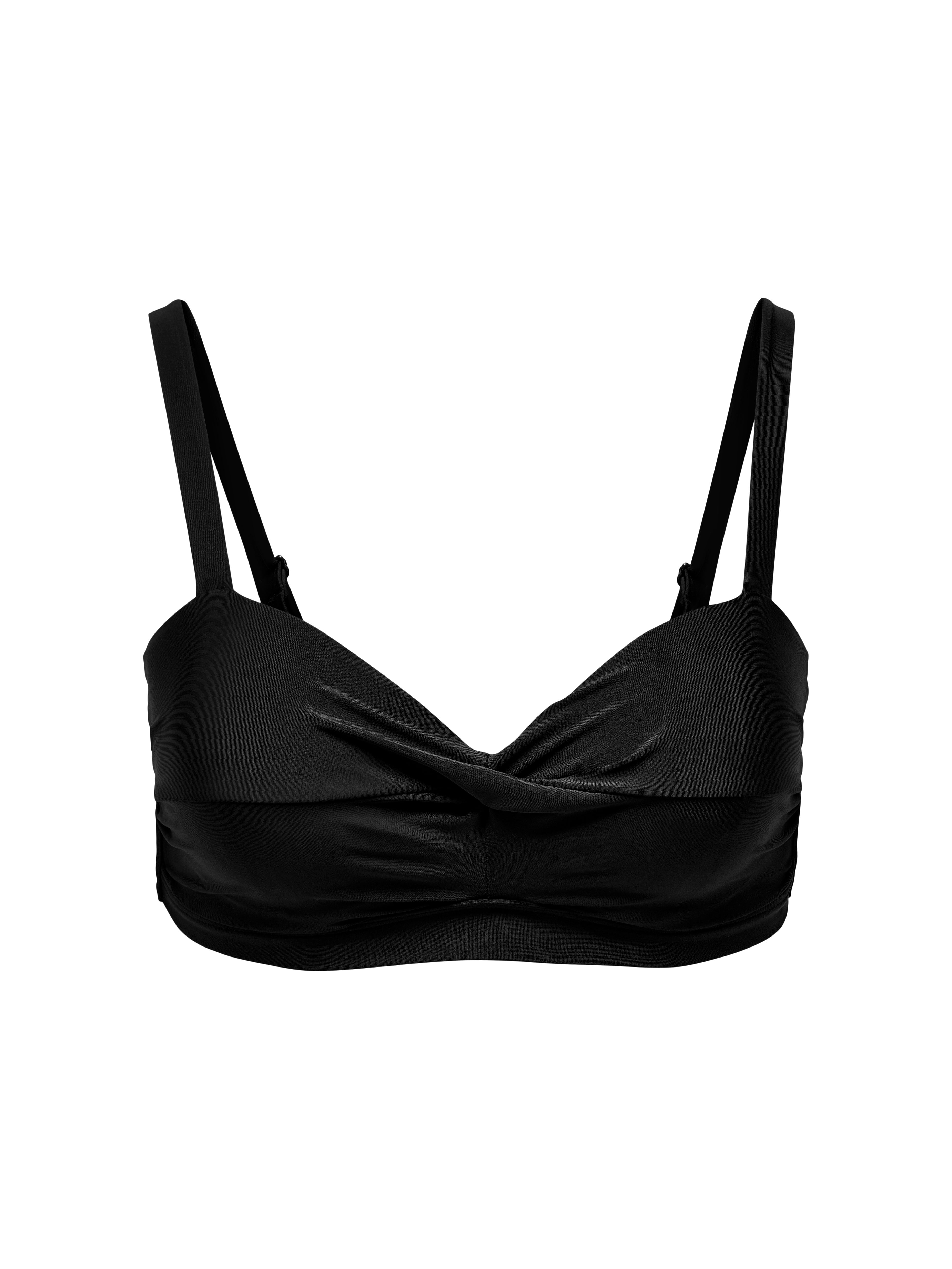 Curvy Balconette Bikini Top | Black | ONLY®