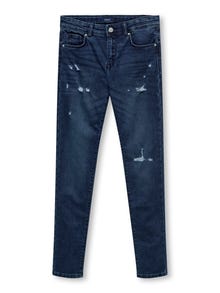 ONLY Skinny fit Jeans -Dark Blue Denim - 15268170