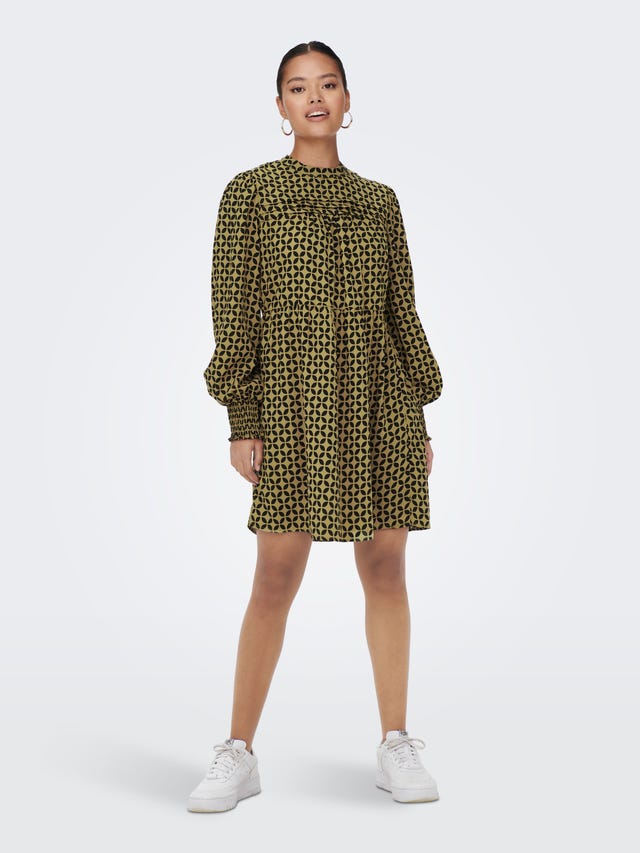 ONLY Mini Patterned Long Sleeved dress - 15268324