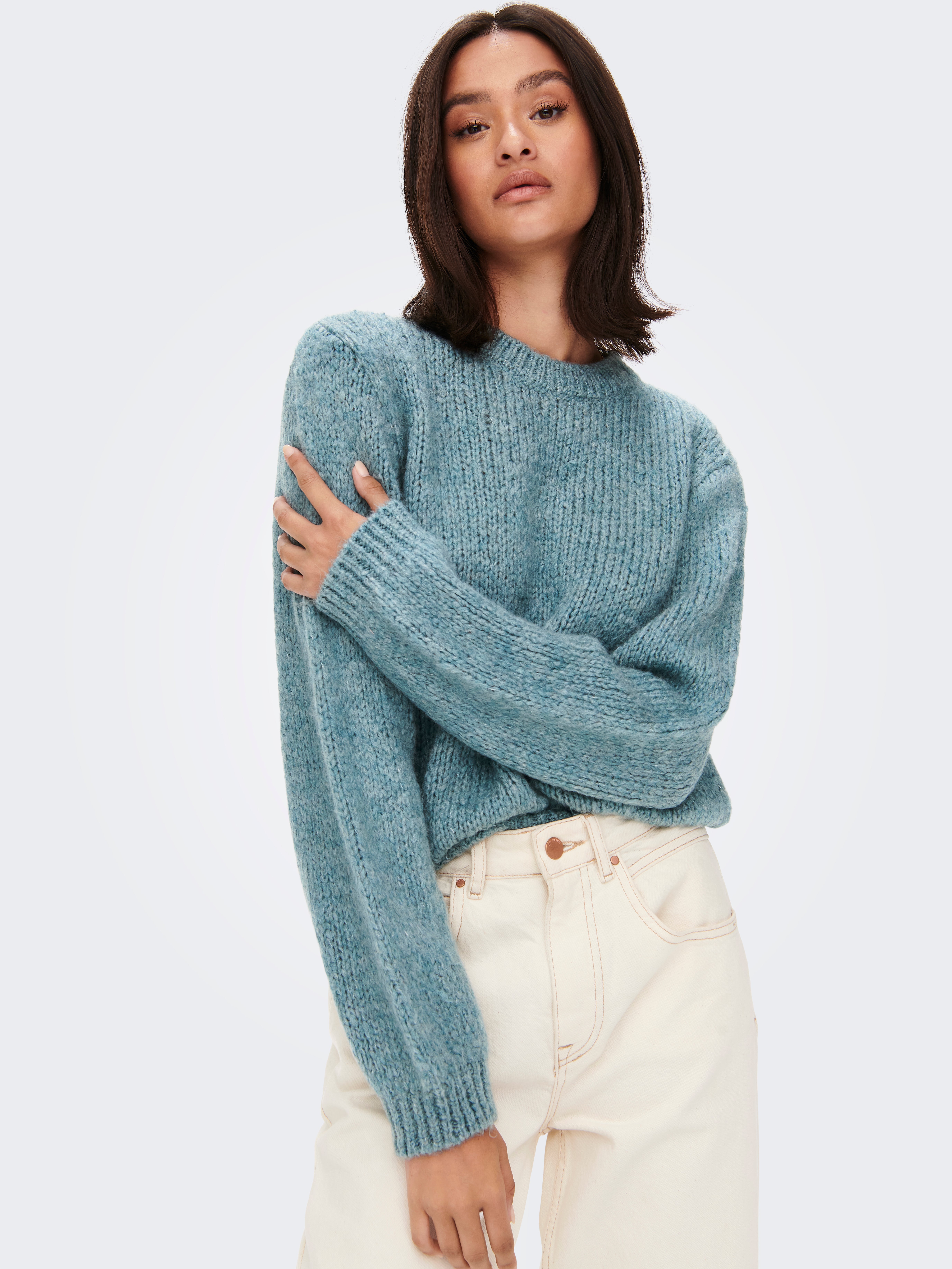ella_selectshop knit balloon pullover - トップス