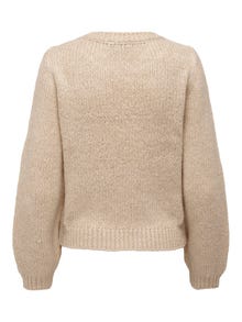 ONLY Pull-overs Col rond -Tapioca - 15268463